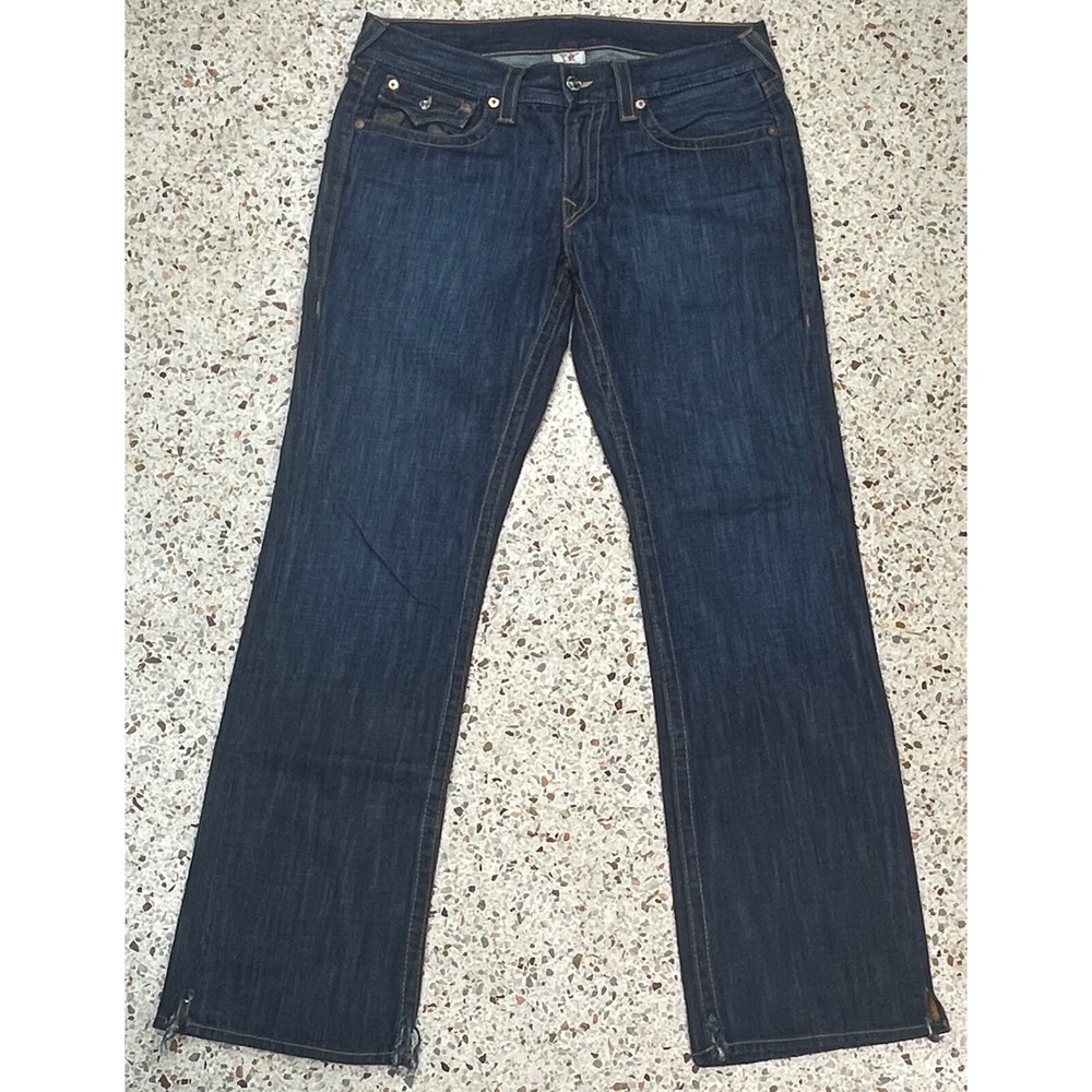 True Religion Section Straight Vtg Y2K Men's Denim Jeans Size 34